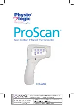 Preview for 1 page of Physio Logic ProScan 016-660 Instructions Manual