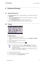 Preview for 17 page of Physiomed PHYSIOSON-Expert Operating Instructions Manual