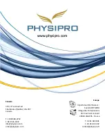 Preview for 30 page of Physipro Valdis Manual