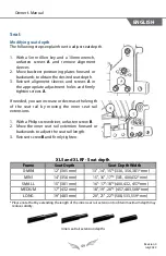 Preview for 49 page of Physipro XL 5 Owner'S Manual