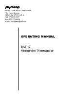 Предварительный просмотр 13 страницы PHYSITEMP BAT-12 Operating Manual