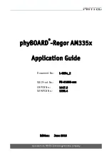 Preview for 1 page of Phytec phyBOARD Regor AM335x Application Manual