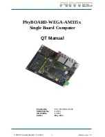 Preview for 1 page of Phytec PhyBOARD-WEGA-AM335 SERIES Qt Manual