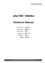 Phytec phyCORE-AM64 Series Hardware Manual preview