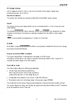 Preview for 10 page of phytron MSX+ 152/120 48F SBM-485 Manual