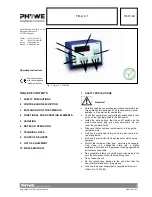 PHYWE Timer 2-1 Operating Instructions preview