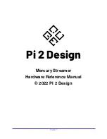 PI 2 Design Mercury Streamer Hardware Reference Manual preview