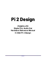 Preview for 1 page of PI 2 Design PI2AES-LITE Hardware Reference Manual