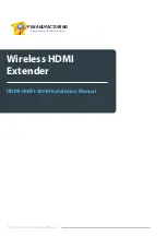 PI Manufacturing HDMI-HGWI-200M Installation Manual preview