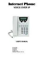 PI Manufacturing Internet Phone User Manual preview