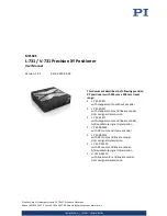 PI Micos L-731 Series User Manual preview