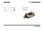 Предварительный просмотр 1 страницы PI Micos WT-120 User Manual