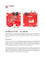 Pi Supply JustBoom JBM-007 Quick Start Manual предпросмотр