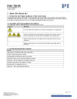 Предварительный просмотр 5 страницы PI A-824.21 Series User Manual