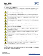 Предварительный просмотр 7 страницы PI A-824.21 Series User Manual