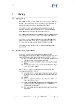 Предварительный просмотр 5 страницы PI E-614.2BS Operating Manual