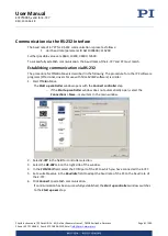 Preview for 61 page of PI E-727 User Manual
