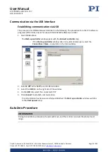 Preview for 62 page of PI E-727 User Manual