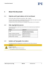 Preview for 5 page of PI L-406 Series User Manual