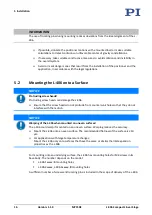 Preview for 20 page of PI L-406 Series User Manual