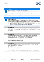 Preview for 36 page of PI L-406 Series User Manual