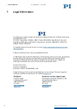 Preview for 4 page of PI L-412 9025E1 Series User Manual