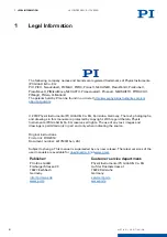 Preview for 4 page of PI L-417. 9211E0B Series User Manual