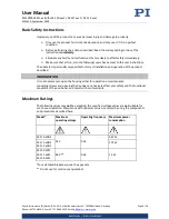 Preview for 4 page of PI M-110.*2S1 series User Manual