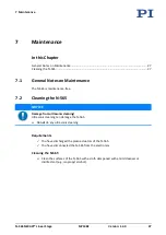 Preview for 31 page of PI NEXACT Stage N-565 Series User Manual