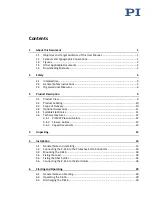 Preview for 3 page of PI P-616 NanoCube User Manual