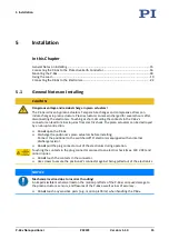 Предварительный просмотр 19 страницы PI P-63 Series User Manual