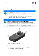 Preview for 22 page of PI P-63 Series User Manual