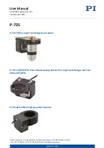 PI P-725.1CDE2 User Manual preview