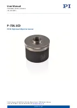 PI P-726.1CD User Manual preview