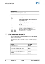 Предварительный просмотр 6 страницы PI P-73 Series User Manual