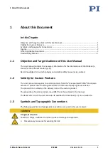 Preview for 5 page of PI P-88 5 Series User Manual