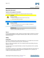 Preview for 3 page of PI PIFOC P-725 series User Manual