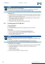 Preview for 19 page of PI Pimag V-417.216211E1 User Manual