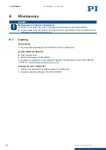 Preview for 22 page of PI Pimag V-417.216211E1 User Manual