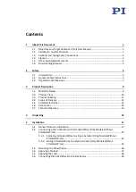 Preview for 3 page of PI PZ265E User Manual