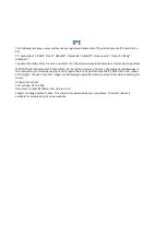 Preview for 2 page of PI U--651 Series User Manual