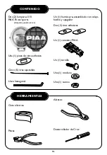 Предварительный просмотр 18 страницы Piaa 510 Installation Instructions Manual