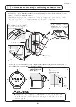 Предварительный просмотр 6 страницы Piaa LP570 Installation Instructions Manual