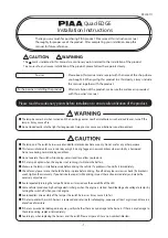 Preview for 1 page of Piaa Quad EDGE Installation Instructions Manual