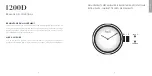 Предварительный просмотр 4 страницы Piaget 1200D Instructions Manual