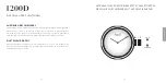 Preview for 8 page of Piaget 1200D Instructions Manual