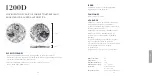 Preview for 11 page of Piaget 1200D Instructions Manual