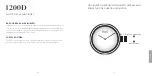 Preview for 12 page of Piaget 1200D Instructions Manual