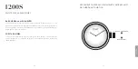 Preview for 12 page of Piaget 1200S Instructions For Use Manual