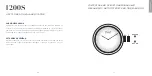 Preview for 16 page of Piaget 1200S Instructions For Use Manual